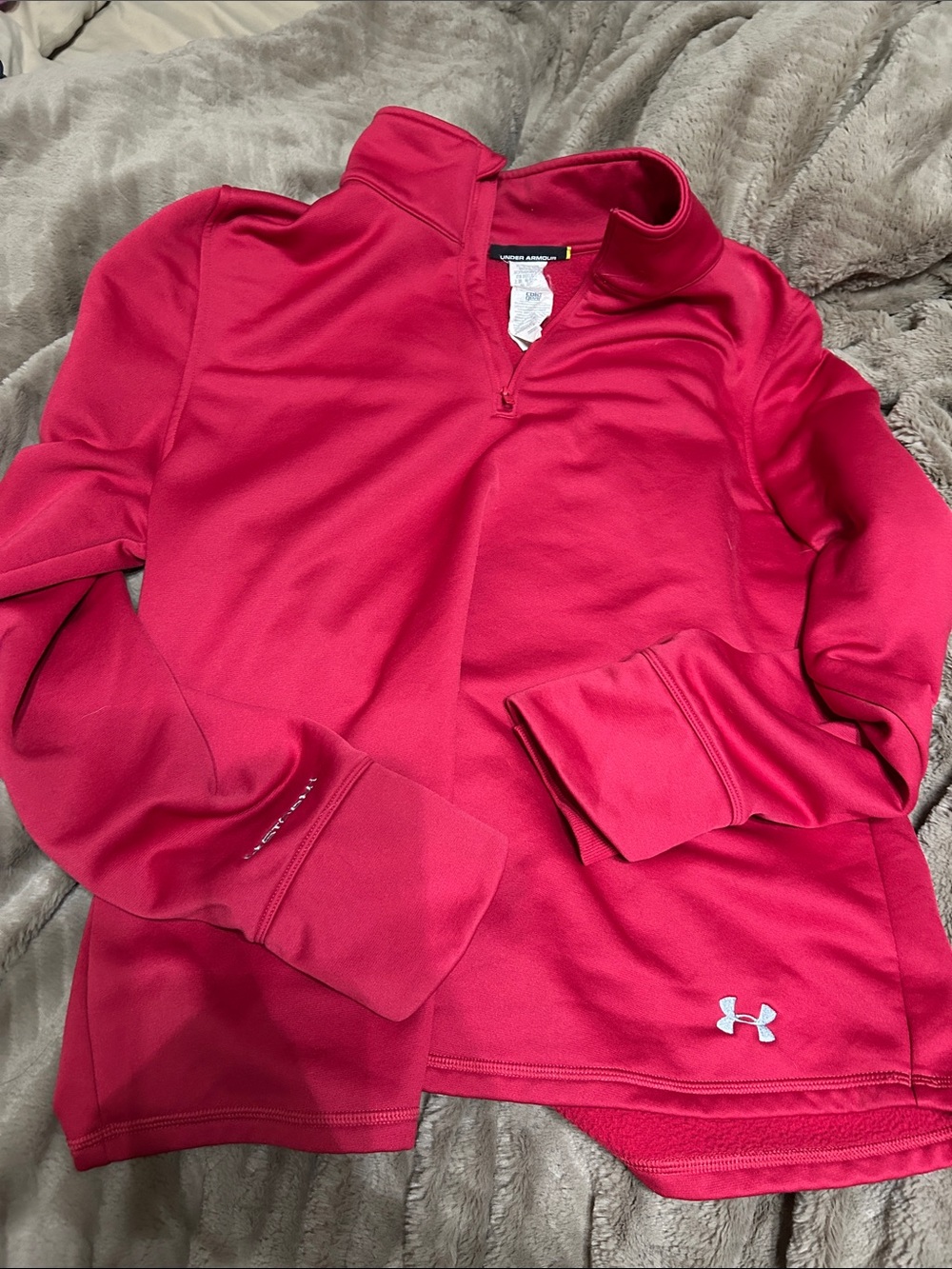 Under Armour Hot Pink Half-Zip Pullover